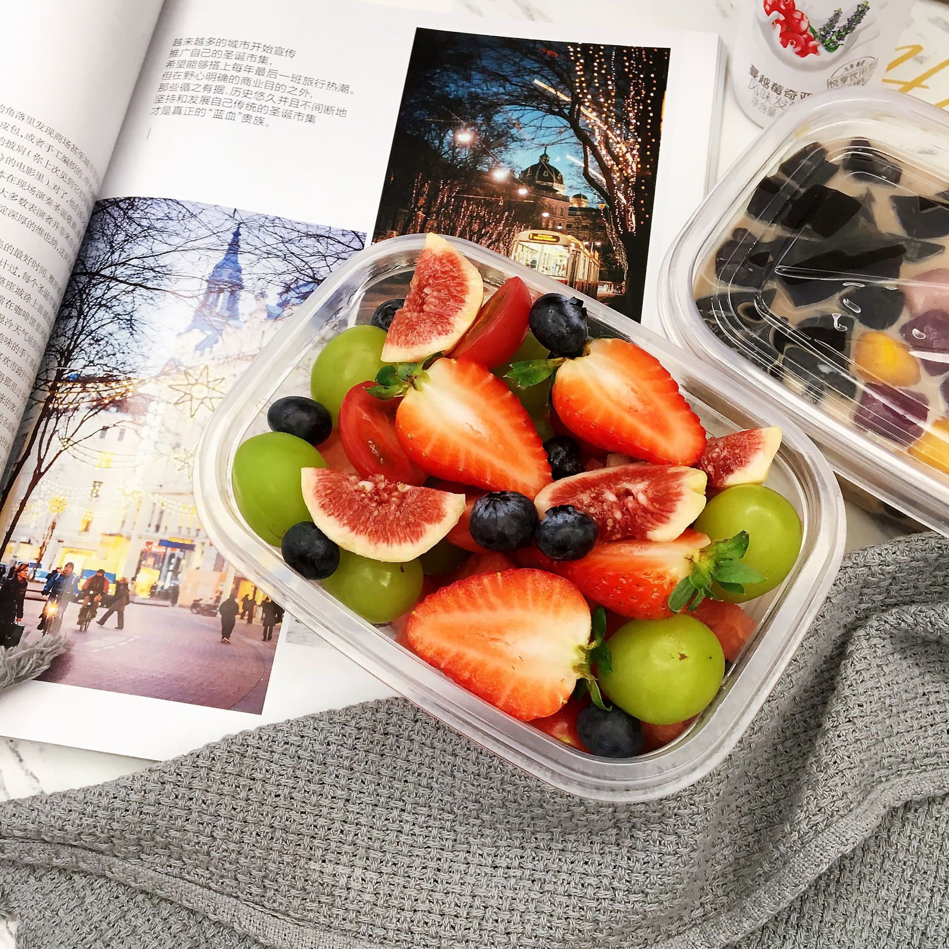 709ml Disposable Rectangular Lunch Box Baking Dessert Packaging Fruit Fishing Melaleuca Cake Soybean Milk Box Take-out