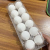 12 Pieces Medium Double Row 2×6 Arranged Egg Carton Earthen Egg Tray Plastic Packaging Box Pvc Plastic Egg Tray