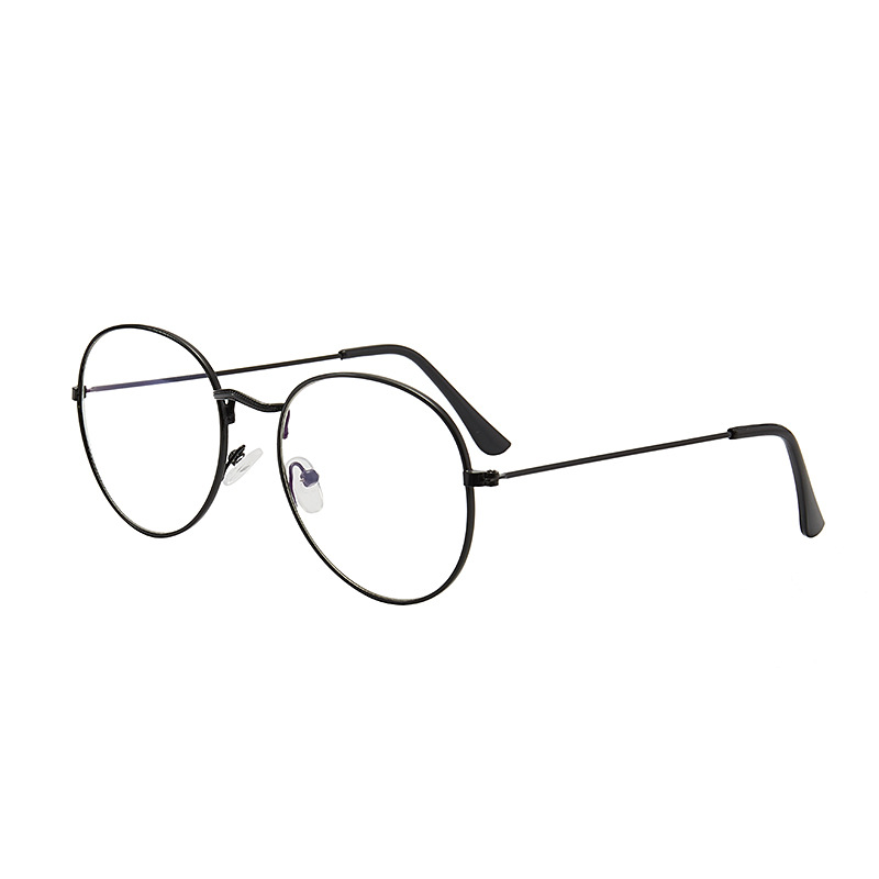Korean Style Trendy Small Fresh Glasses for Women Small Frame Literary Student Myopia Glasses Frame Oval Cute Flat Glasses Frame for Men