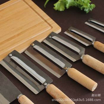 Jiuboliye Hair Treatment Zhongpai High Carbon Steel Wooden Handle Sugarcane Knife Pineapple Knife Wooden Handle Peeling Knife Peeling Knife Peeling Knife