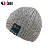 Трансграничная осенне-зимняя вязаная шапка bluetooth music smart hat spot оптовая продажа уличной стереомузыки bluetooth hat