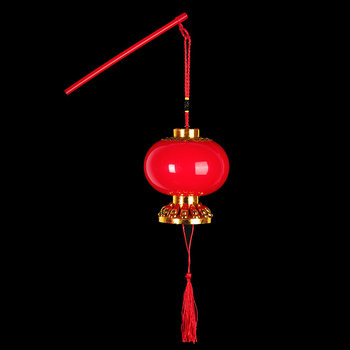 Self-produced New Year's Spring Festival Decorative Supplies New Year's Day Lantern Battery Children's Toys Plastic Luminous Portable Lantern