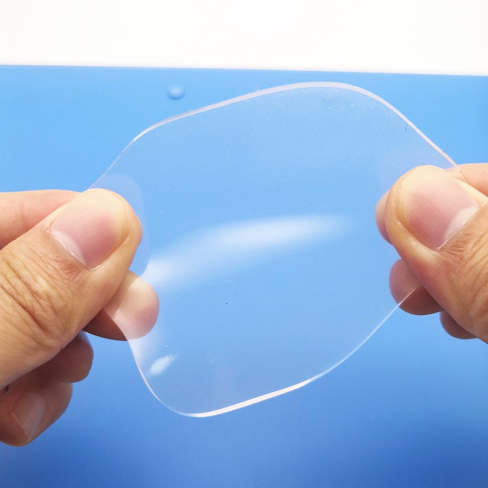 Pure Silicone Forefoot Pad Transparent Invisible Shock Absorbing Non-Slip Anti-Wear Foot Front Half Pad High Heels Anti-Pain Massage Half Size Pad