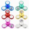 Fidget Spinner Glowing Led Music 18-Piece Pattern Rotating Finger Crystal Spinner Kidsren's Street Stall Supply Wholesale