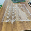 12 Pieces Medium Double Row 2×6 Arranged Egg Carton Earthen Egg Tray Plastic Packaging Box Pvc Plastic Egg Tray