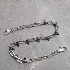 Handmade Rivet Waist Chain Chain Punk Cool Unisex Men and Women Same Style Couple Pants Chain Punk Dark Style