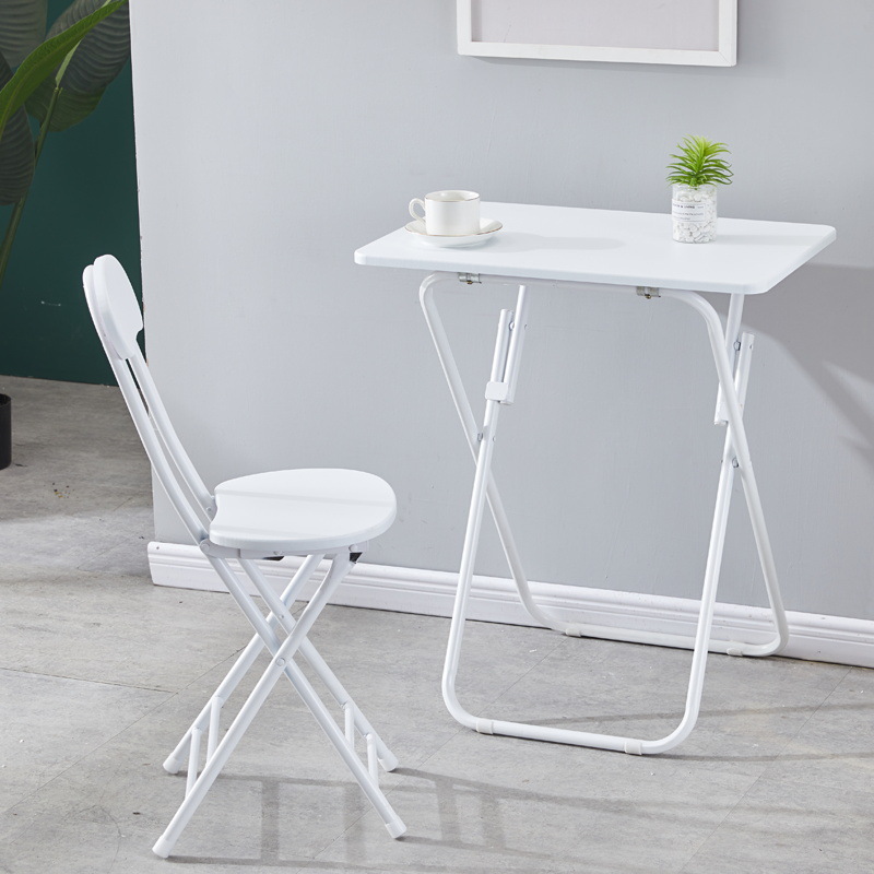 折叠桌子宿舍学习桌家用餐桌电脑桌长方桌出租房吃饭桌椅套装