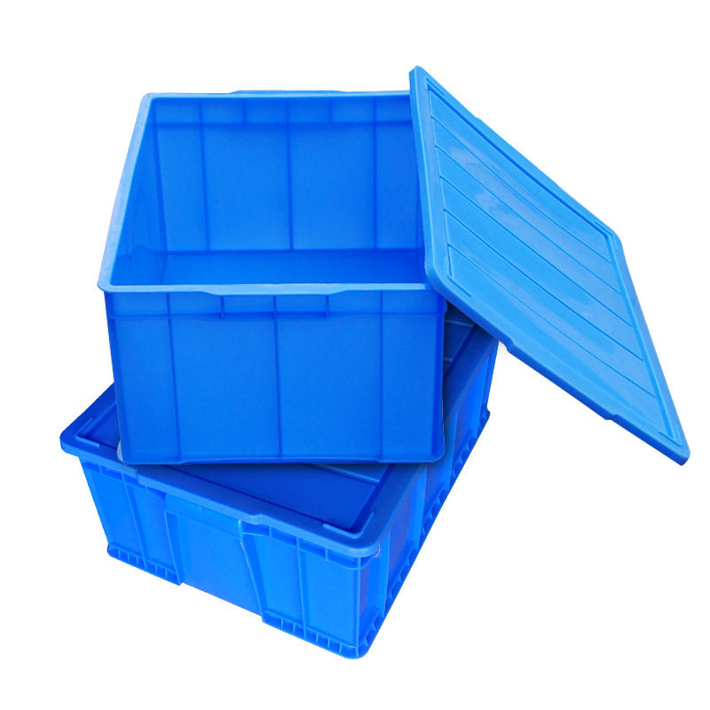 Plastic turnover box plastic frame thickened plastic basket blue turnover rubber frame rubber box large rubber box manufacturers wholesale