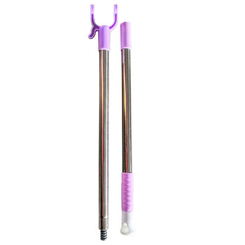 Stainless steel two-section Rod clothes Fork home daily clothes pole manufacturers wholesale cross-border drying clothes pole School