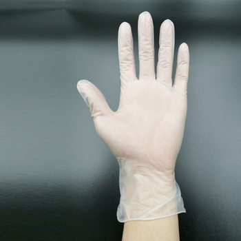 Wholesale disposable gloves transparent pvc gloves daily protective rubber leather gloves embroidered protective gloves