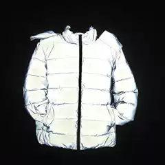 Winter New Thickened Warm Reflective Cotton Clothes Cross-border Fashion Luminous Bread Clothing European and American Men's and Women's Large Size Cotton-padded Clothes
