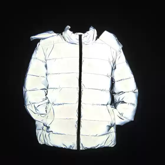 Winter new thickened warm reflective cotton clothing cross-border fashion luminous bread clothing in Europe and the United States men and women big yards cotton clothing
