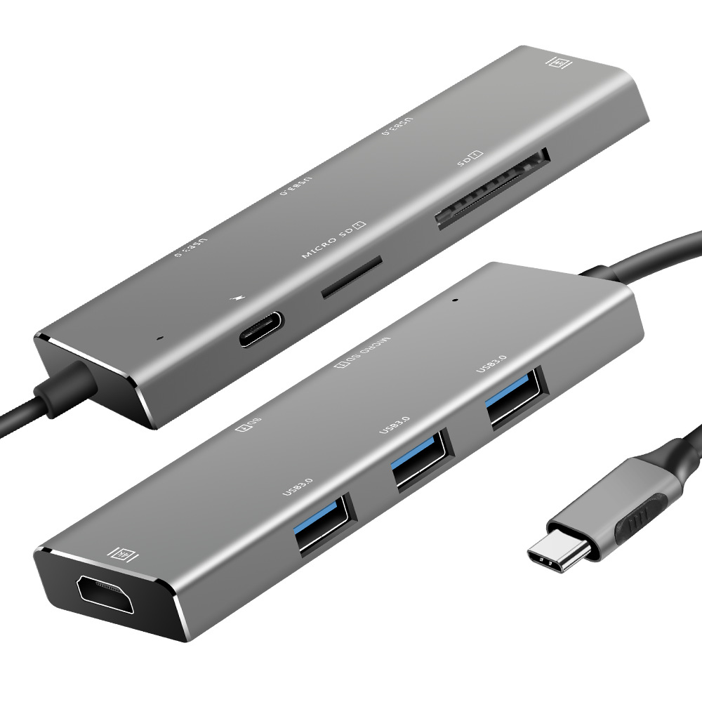 macbook docking station usb hub hub one drag seven typeC computer accessories HDMI expander wholesale