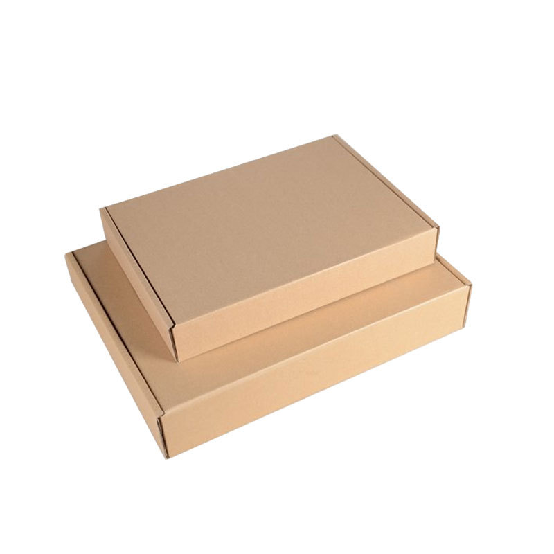 Length 140MM aircraft box small carton wholesale packaging express small carton 3-layer hardened corrugated paper leather case