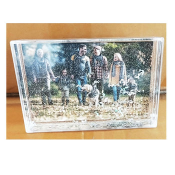 Sample Factory 3inch 6inch Liquid Acrylic Crystal Quicksand Photo Frame Acrylic Oil Water Floating Doll Table