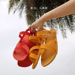 2022 Women's Sandals Simple and Versatile TikTok Trending Magic Beach Slides Summer Fruit Shoes Factory Direct