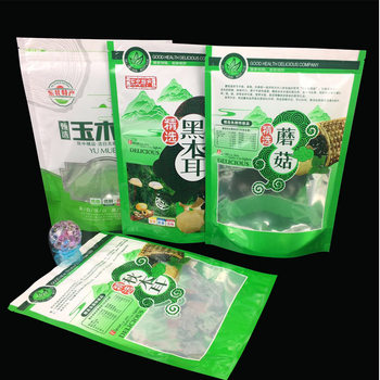 Self-standing self-sealing fungus bag hazelnut Mushroom mushroom monkey head mushroom matsutake pine nut hazelnut food packaging bag in stock