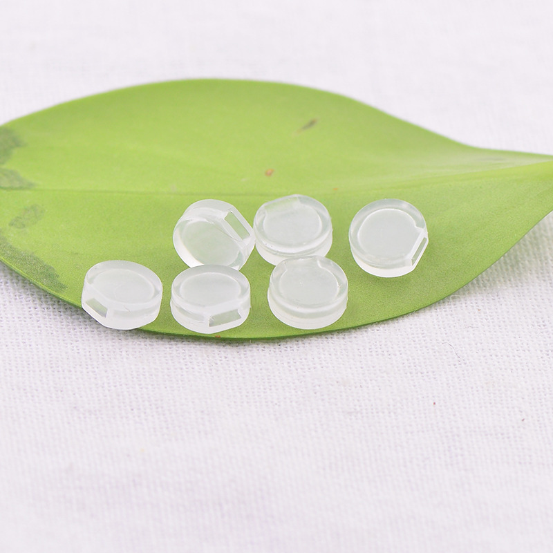 现货批发防滑耳夹防痛垫环保硅胶耳夹垫透明隐形螺旋耳夹软胶垫