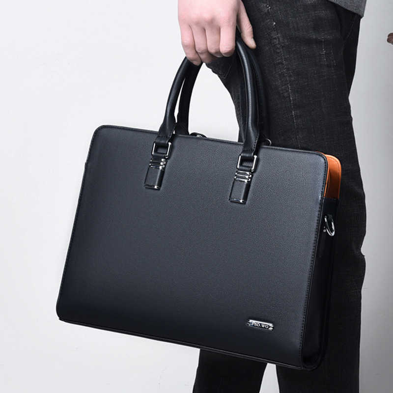 Carefully Selected Briefcases for Men, High-End Handbags, Business Bags, Casual Large-Capacity Men's Bags, Computer Briefcases, Foreign Trade