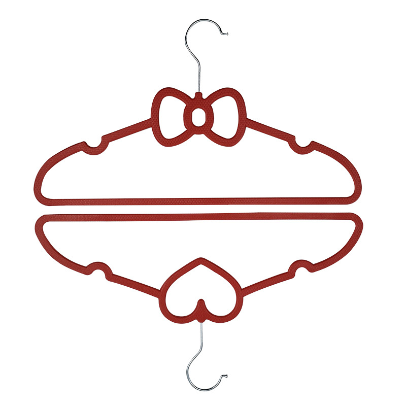 Cross-Border Ins-Style Women's Clothing, Cute Children's Clothing, Clothes Drying Rack, Clothes Hanger, Household Clothes Hanger, Clothing Store Bow-Knot Hanger