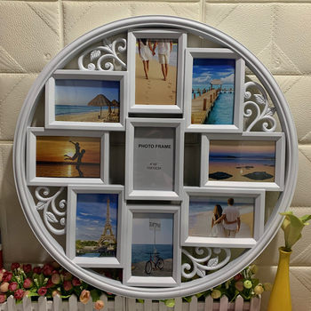 Pinhan Round Plastic High Quality Photo Frame Amazon AliExpress Cross-border Export Creative Simple Photo Frame