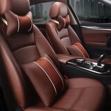 Danny leather 3D автомобильный подголовник four seasons универсальная интерьерная автомобильная подушка поясничная подушка-валик one piece, выпущенная от имени