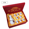 Ceramic wine glass 9 pieces suit white wine glass small wine pot Japanese antique antique wine separator wake up wine set clear spirits Cup