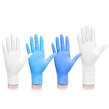 Disposable latex gloves grade a thickened 9 inch examination gloves test disposable nitrile gloves rubber acid rot