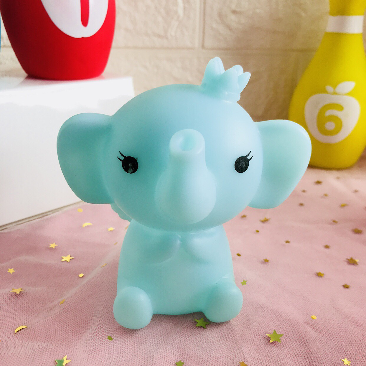 ins热卖款星星云朵太阳独角兽冰淇淋小夜灯 儿童房装饰发光玩具