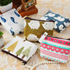 Vintage Korean Style Cotton Linen Small Fresh Coin Purse Coin Bag Simple Fashion Canvas Cartoon Key Bag Storage Bag