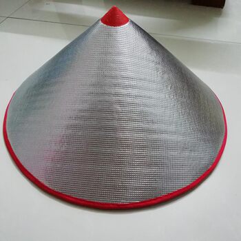 Bamboo Reflective Bucket Hat, Sun Protection and Heat Insulation Film, Rainproof Outdoor Agricultural Tea Picking, Anti-Uv Bucket Hat, Straw Hat