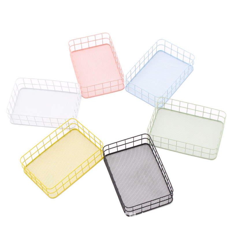 Nordic storage desktop storage basket, storage basket, storage basket, desktop finishing cosmetics storage
