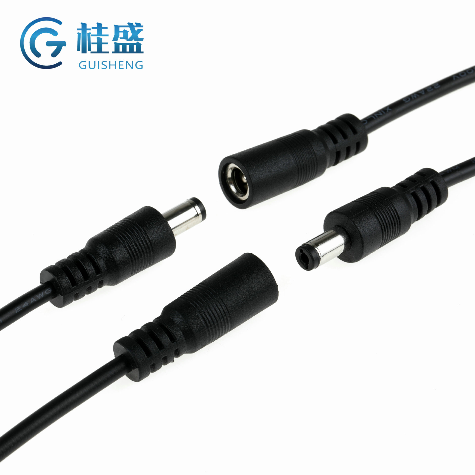 dc line power line dc male bus line bold 0.5 0.75 square dc connection line double head dc charging line 5525