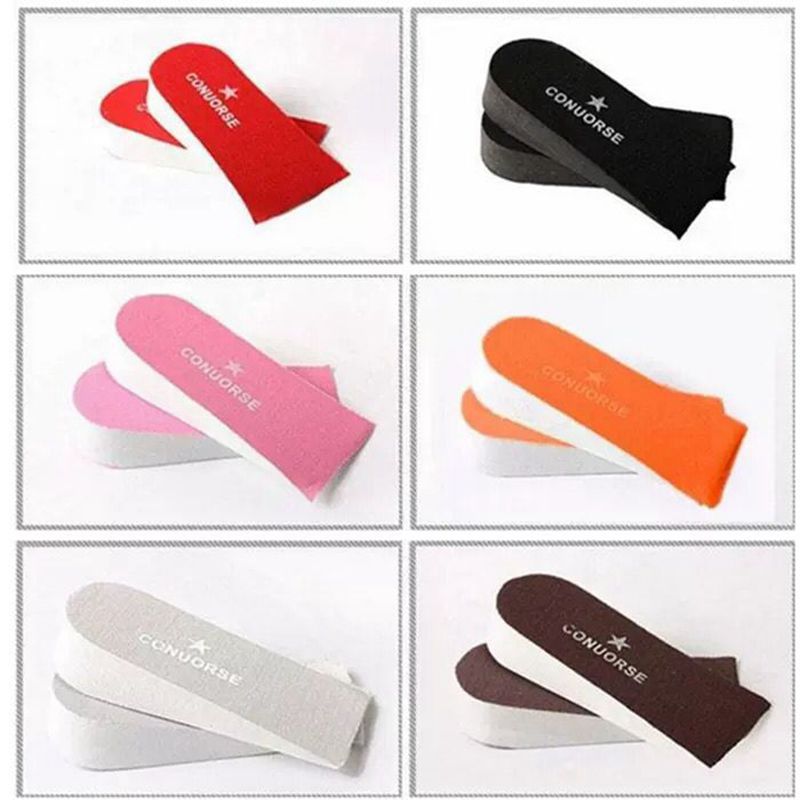 Inner Heightening Insole for Men and Women, Half Size Insole, Foam Invisible Heightening Pad, Heel Pad, Soft Sole, Shock Absorption, Deodorant and Thickeneding