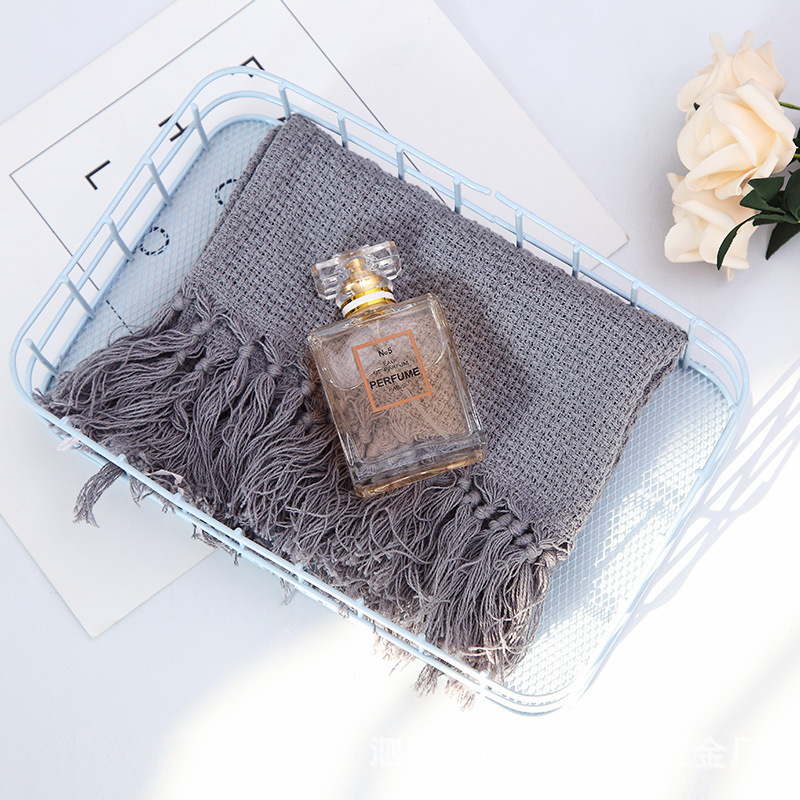 Nordic storage desktop storage basket, storage basket, storage basket, desktop finishing cosmetics storage