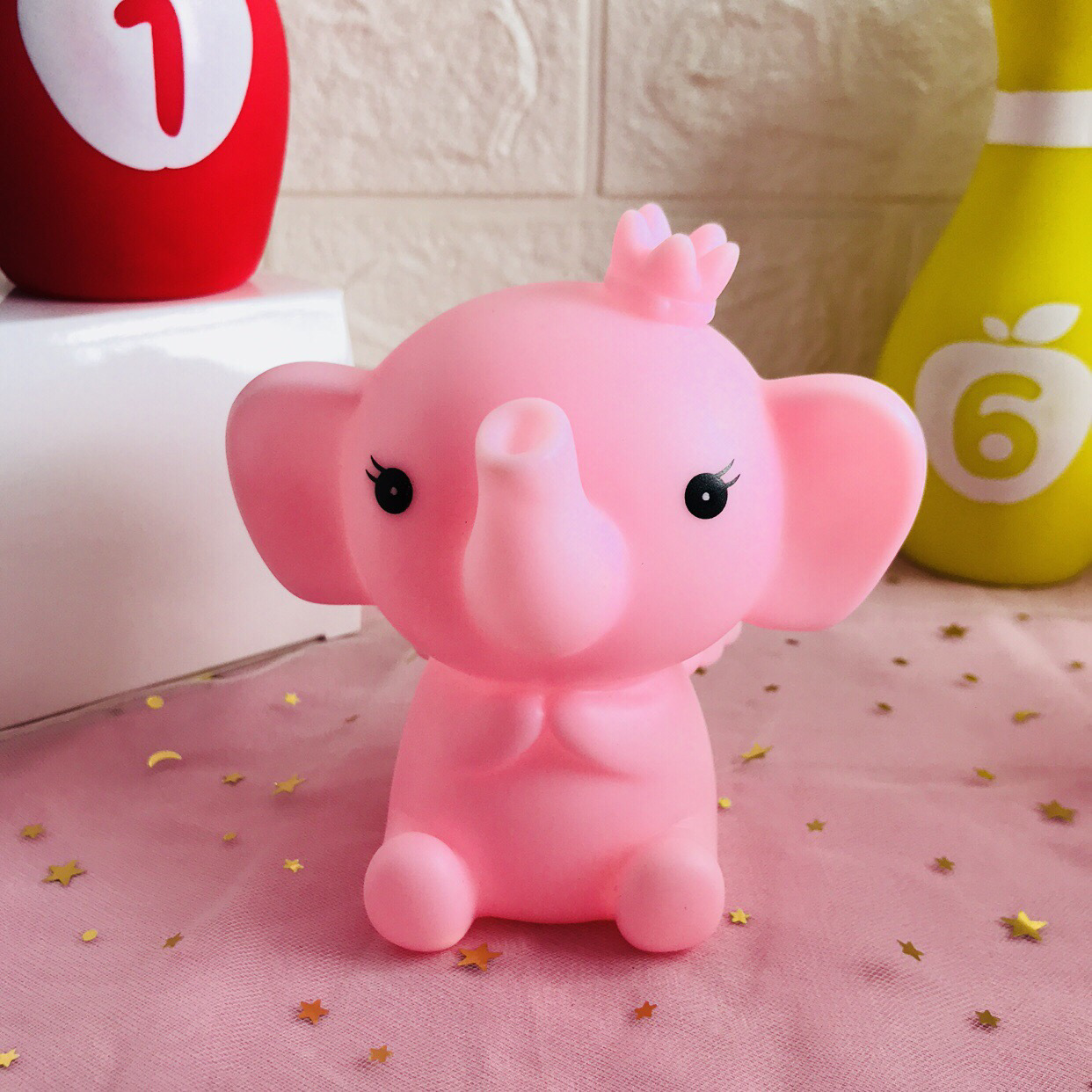 ins热卖款星星云朵太阳独角兽冰淇淋小夜灯 儿童房装饰发光玩具