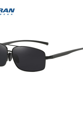 跨境电商太阳镜士复古方框墨镜户外骑行眼镜2458铝镁偏光太阳镜