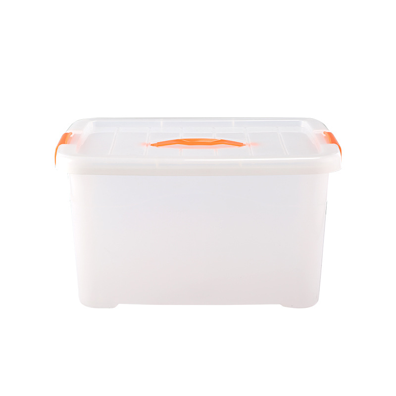 Plastic storage box desktop thickened transparent storage box sundries storage box finishing box toy box snack box storage