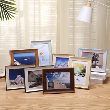 Factory Direct Supply Photo Frame Display Stand A4 Wall-Mounted Photo Studio Photo Wall 6inch Ornaments Business License Frame Wholesale Picture Frame