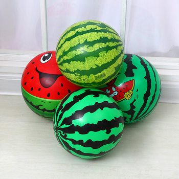 Supply direct supply PVC watermelon ball children inflatable ball 8.5 inch PVC watermelon ball toy ball wholesale