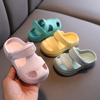 Children's Cave Shoes Summer Boys' Baby Non-slip Soft Bottom Beach Shoes Girls' Baby Cartoon Children Sandals