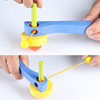 Wooden Handle Cable Top Wooden Educational Children's Nostalgia Traditional Toys Colorful Top Stall Toys