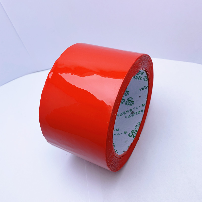 Factory sales red sealing tape express packaging transport tape red sealing tape packaging