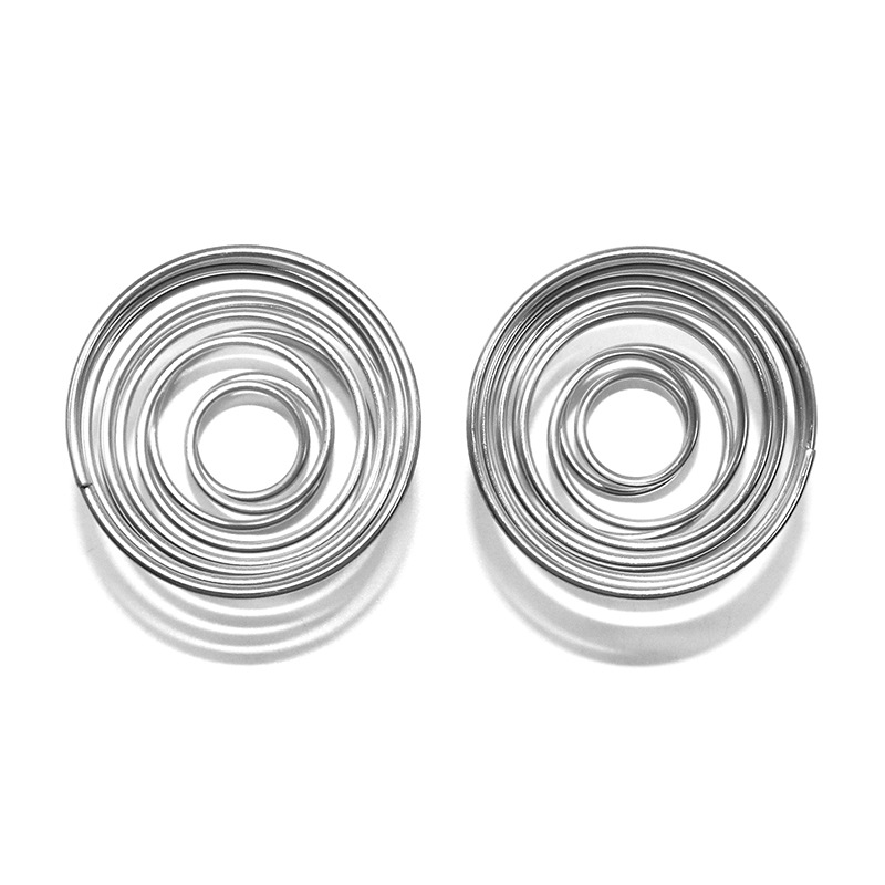 Wholesale Stainless Steel Round Egg Spring Holder Portable Metal Egg Holder Beauty Egg Shelf Color Makeup Egg Puff