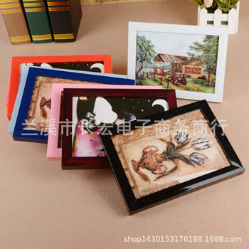 PVC creative plastic photo frame button picture frame 567 inch A4 inch hanging combination diamond frame factory wholesale