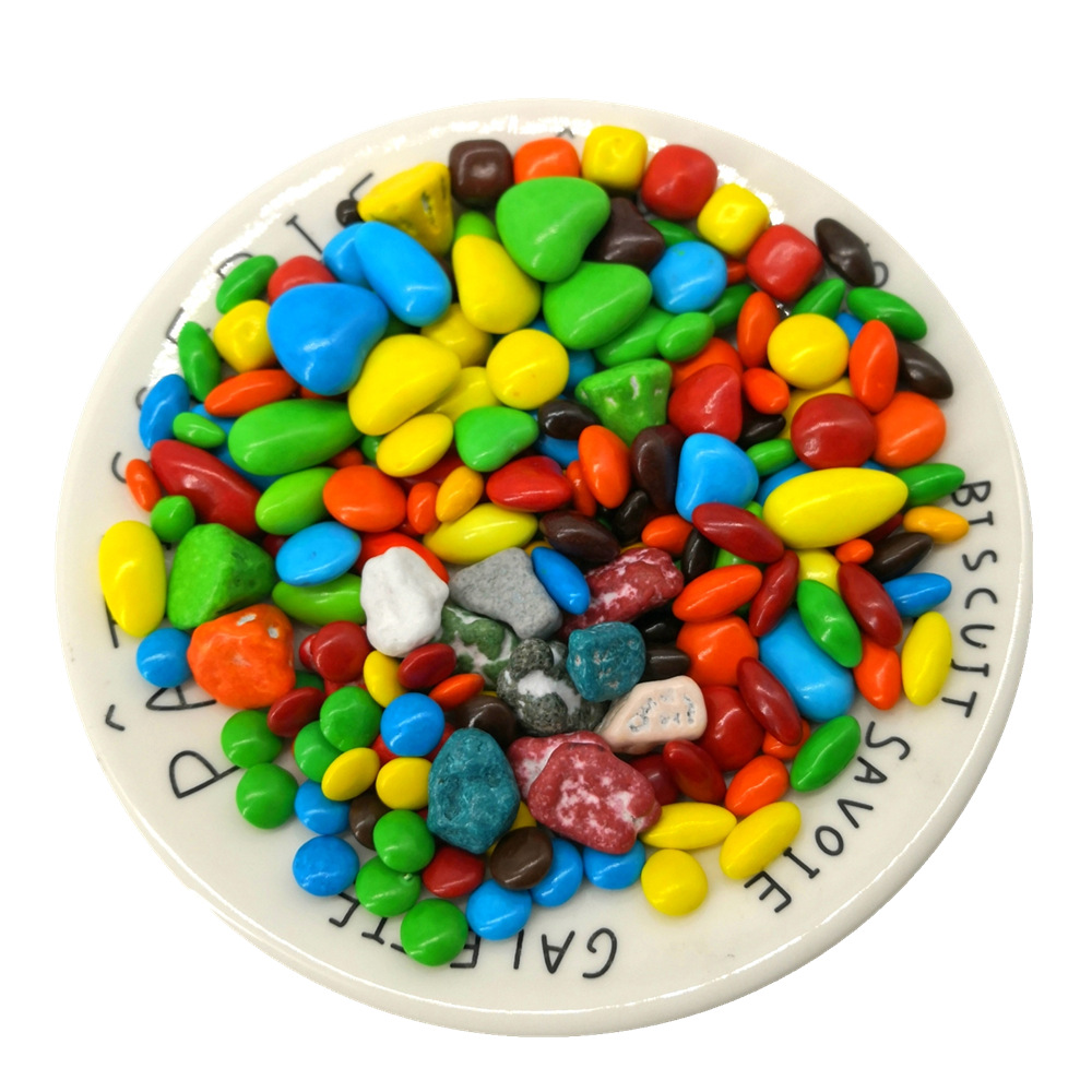 [Wholesale] 5kg of various shapes of colorful chocolate beans rain flower stone olive cocoa butter chocolate