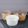 Paper bowl manufacturers spot disposable Kraft paper bowl disposable paper bowl tableware takeaway soup bowl porridge bowl snacks paper bowl