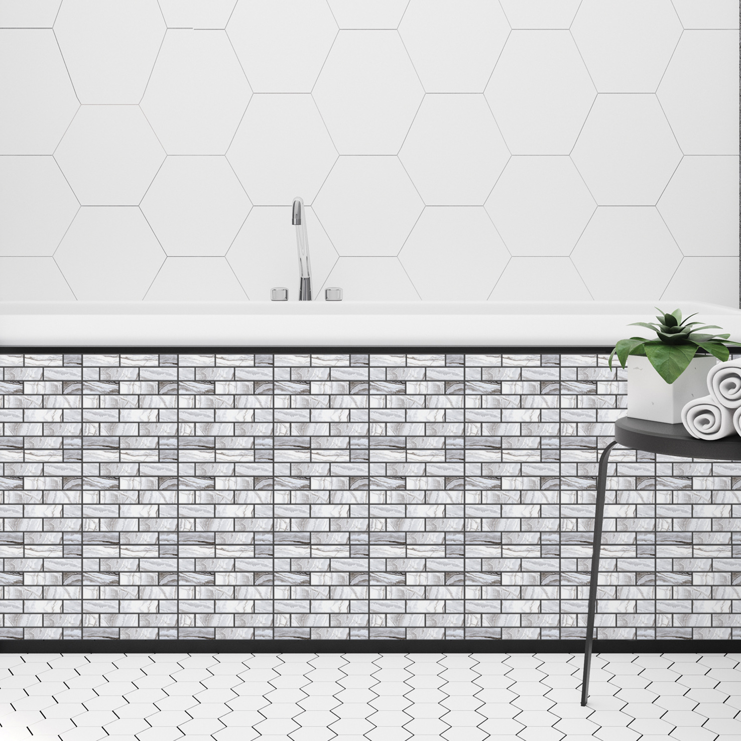 现货批发3d立体防水隔热吸音背景墙墙贴自粘墙纸厂家批发