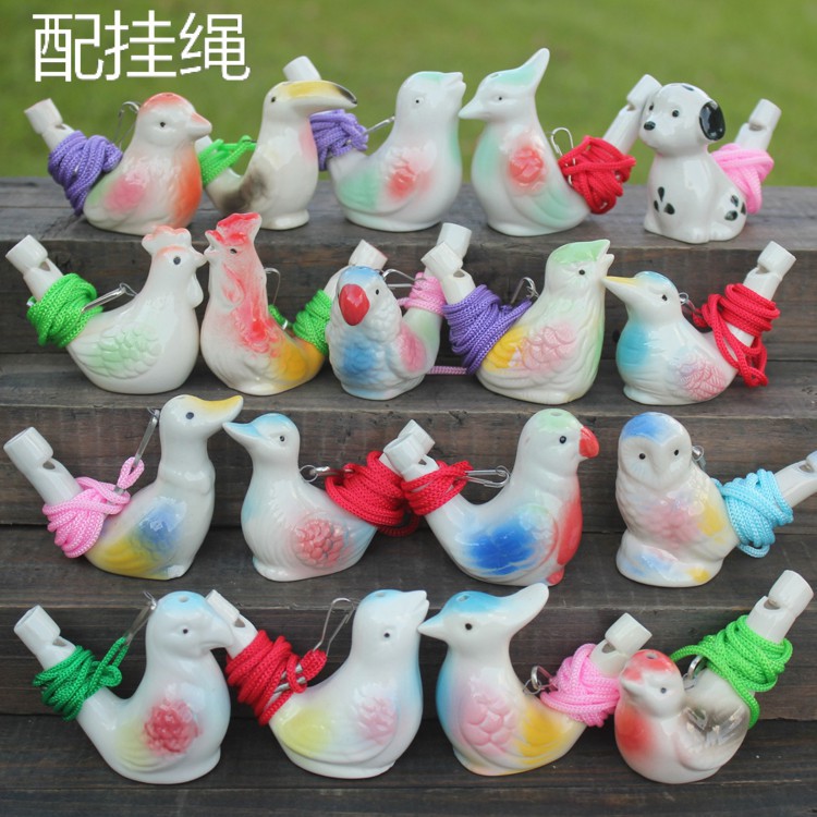 งานฝีมือเซรามิค 12557 waterbird นกหวีดเพลงเด็ก นกหวีดหัตถกรร...