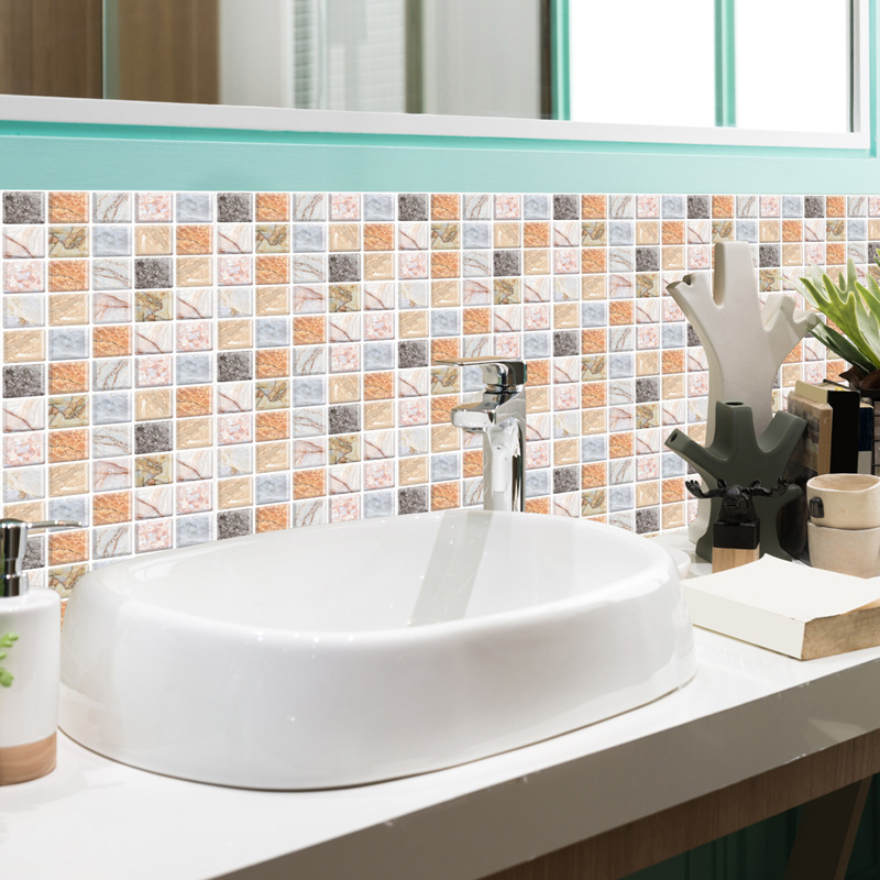 现货批发3d立体防水隔热吸音背景墙墙贴自粘墙纸厂家批发